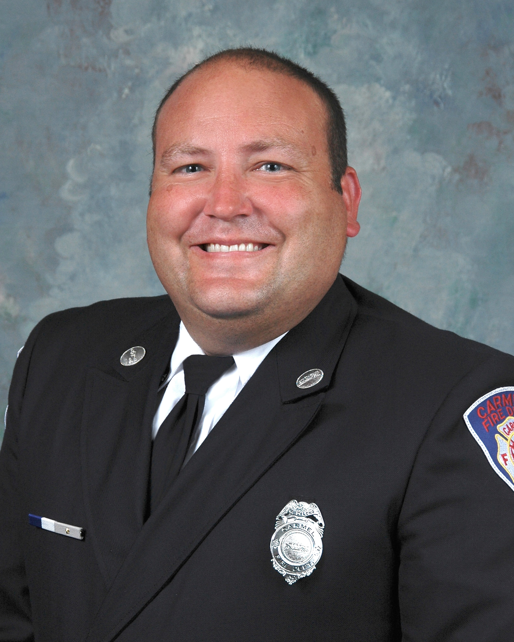 Portrait of firefighter Mike DeLong