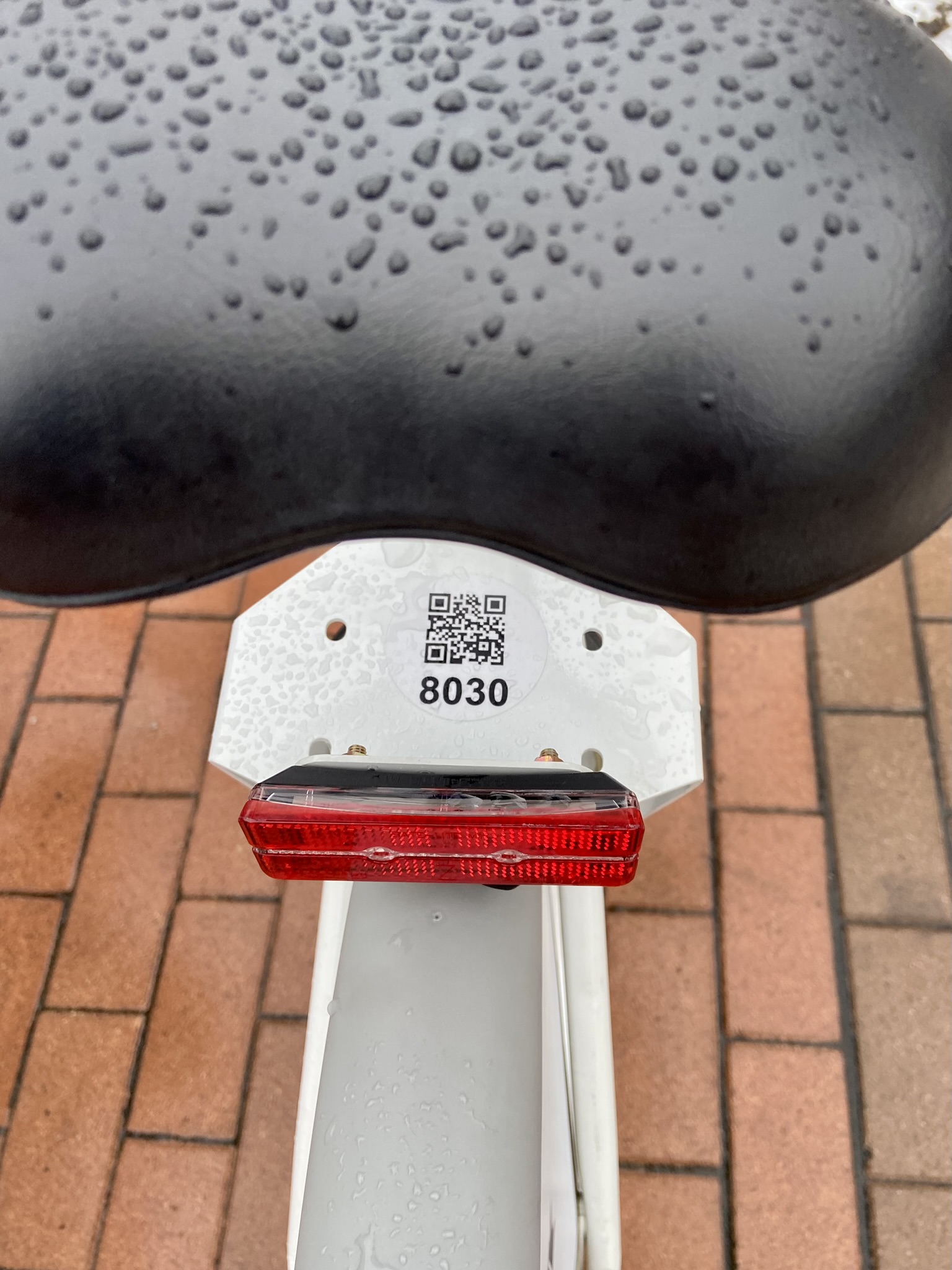Bike Share Rear QR Code